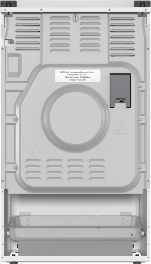 Gorenje GK5C64WH fehér, szabadonálló, gáz, kombinált, főzőzóna: 4, sütő:70L, grill, tűzhely (Újszerű)
