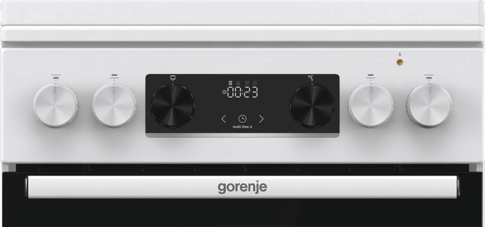 Gorenje GK5C64WH fehér, szabadonálló, gáz, kombinált, főzőzóna: 4, sütő:70L, grill, tűzhely (Újszerű)