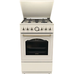 Gorenje GKS5C71CLI bézs, szabadonálló, gáz, kombinált, főzőzóna:4, sütőtér:70L, tűzhely