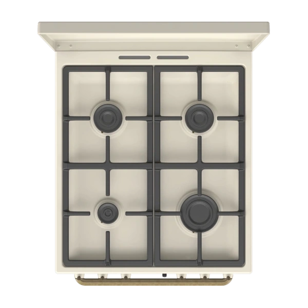 Gorenje GKS5C71CLI bézs, szabadonálló, gáz, kombinált, főzőzóna:4, sütőtér:70L, tűzhely