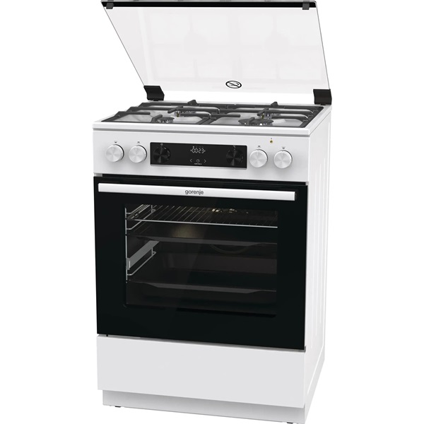 Gorenje GKS6C70WF fehér kombinált tűzhely