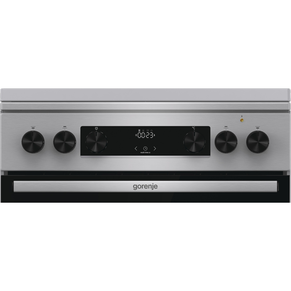 Gorenje GKS6C71XF Inox, szabadonálló, gáz, kombinált, főzőzóna: 4, sütő:71L, grill, tűzhely