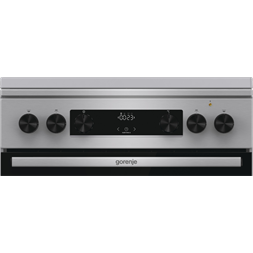 Gorenje GKS6C71XF Inox, szabadonálló, gáz, kombinált, főzőzóna: 4, sütő:71L, grill, tűzhely