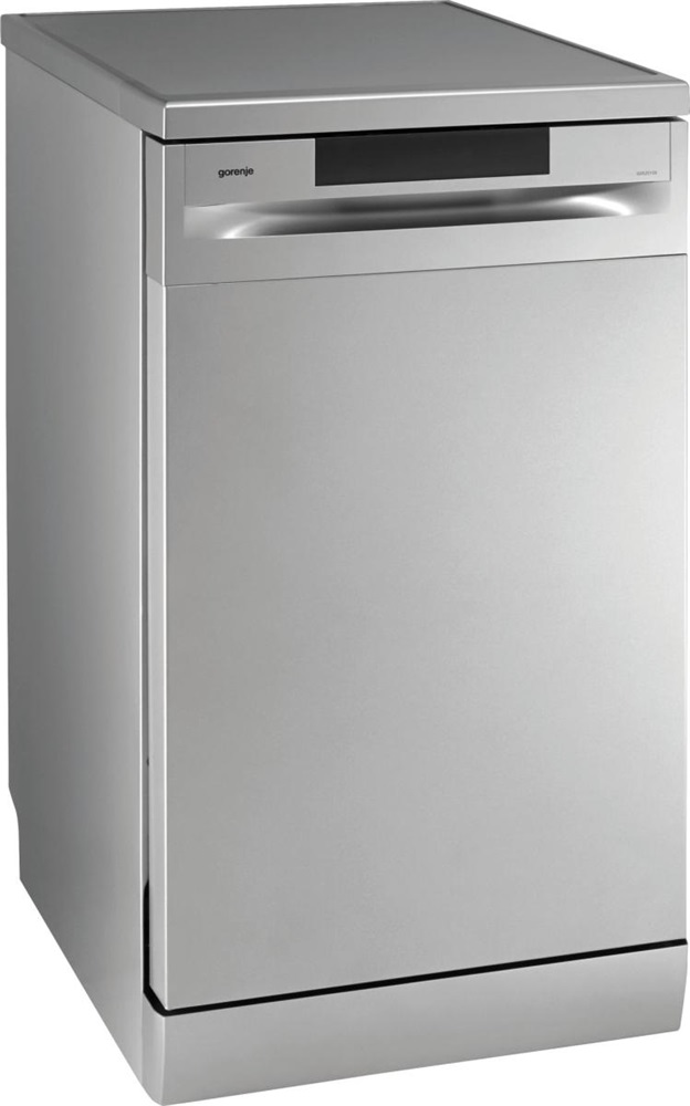 Gorenje GS520E15S inox, programok száma: 5, keskeny szabadonálló, 9 terítékes mosogatógép 