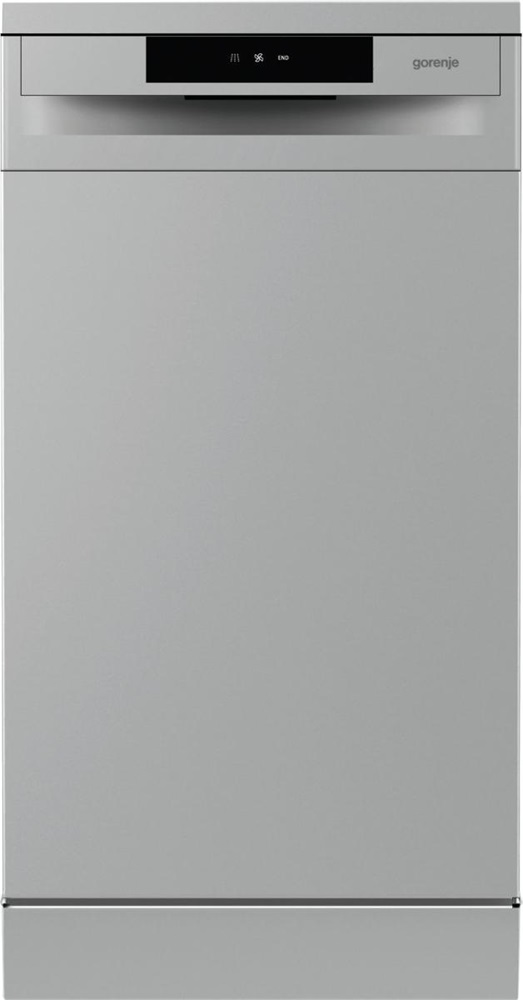 Gorenje GS520E15S inox, programok száma: 5, keskeny szabadonálló, 9 terítékes mosogatógép 