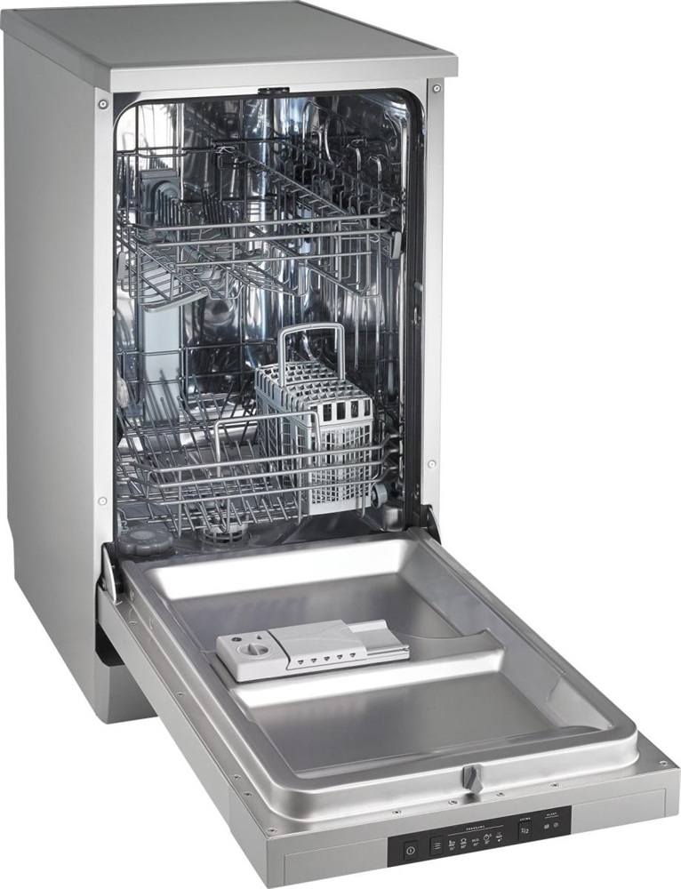 Gorenje GS520E15S inox, programok száma: 5, keskeny szabadonálló, 9 terítékes mosogatógép 