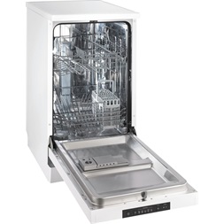 Gorenje GS520E15W fehér, programok száma: 5, keskeny szabadonálló, 9 terítékes mosogatógép (Újszerű)