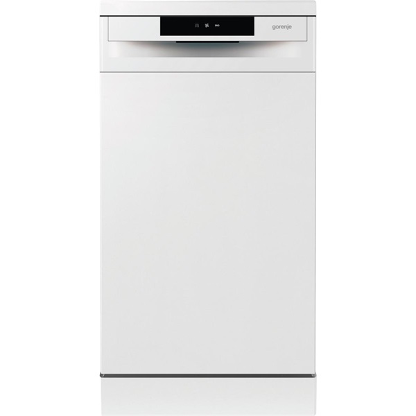 Gorenje GS520E15W fehér, programok száma: 5, keskeny szabadonálló, 9 terítékes mosogatógép (Újszerű)