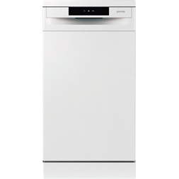 Gorenje GS520E15W fehér, programok száma: 5, keskeny szabadonálló, 9 terítékes mosogatógép (Újszerű)