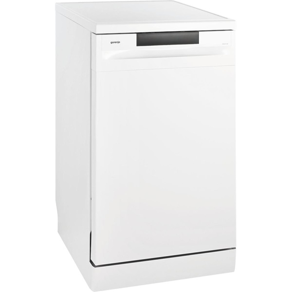 Gorenje GS520E15W fehér, programok száma: 5, keskeny szabadonálló, 9 terítékes mosogatógép (Újszerű)
