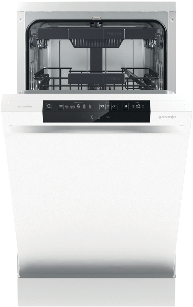 Gorenje GS541D10W programok száma: 5, keskeny szabadonálló, 11 terítékes mosogatógép 