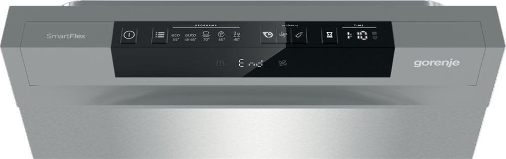 Gorenje GS541D10X inox, programok száma: 5, keskeny szabadonálló, 11 terítékes mosogatógép 