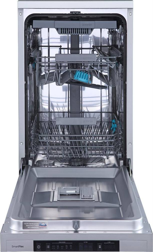 Gorenje GS541D10X inox, programok száma: 5, keskeny szabadonálló, 11 terítékes mosogatógép 