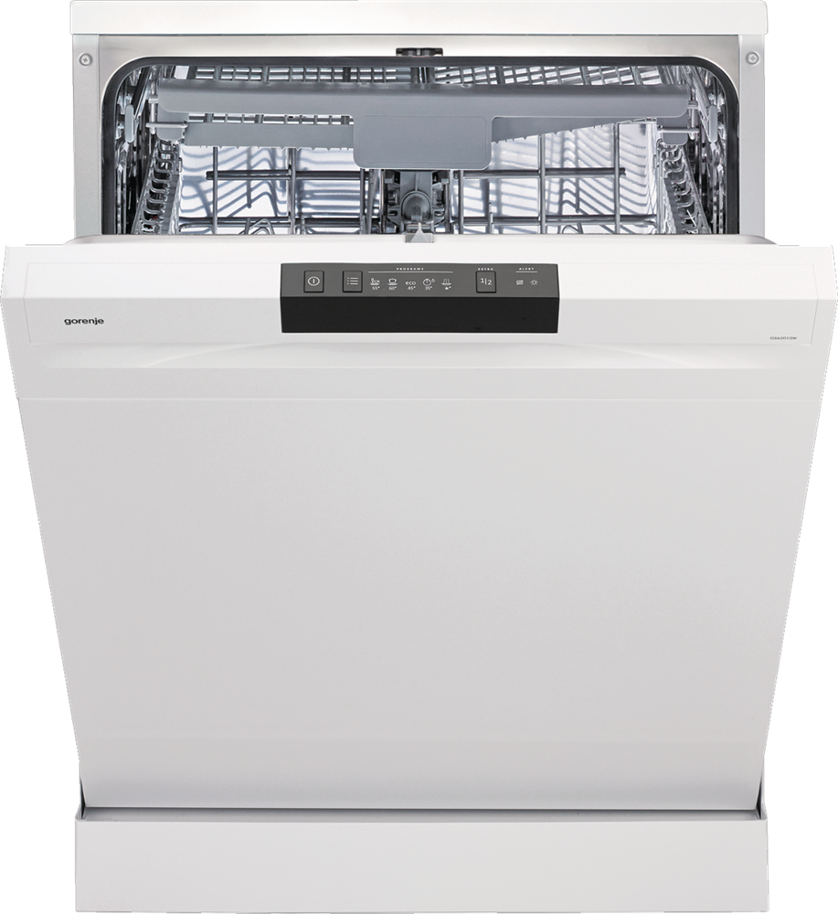 Gorenje GS620E10W fehér, programok száma: 5, szabadonálló, 14 terítékes mosogatógép 