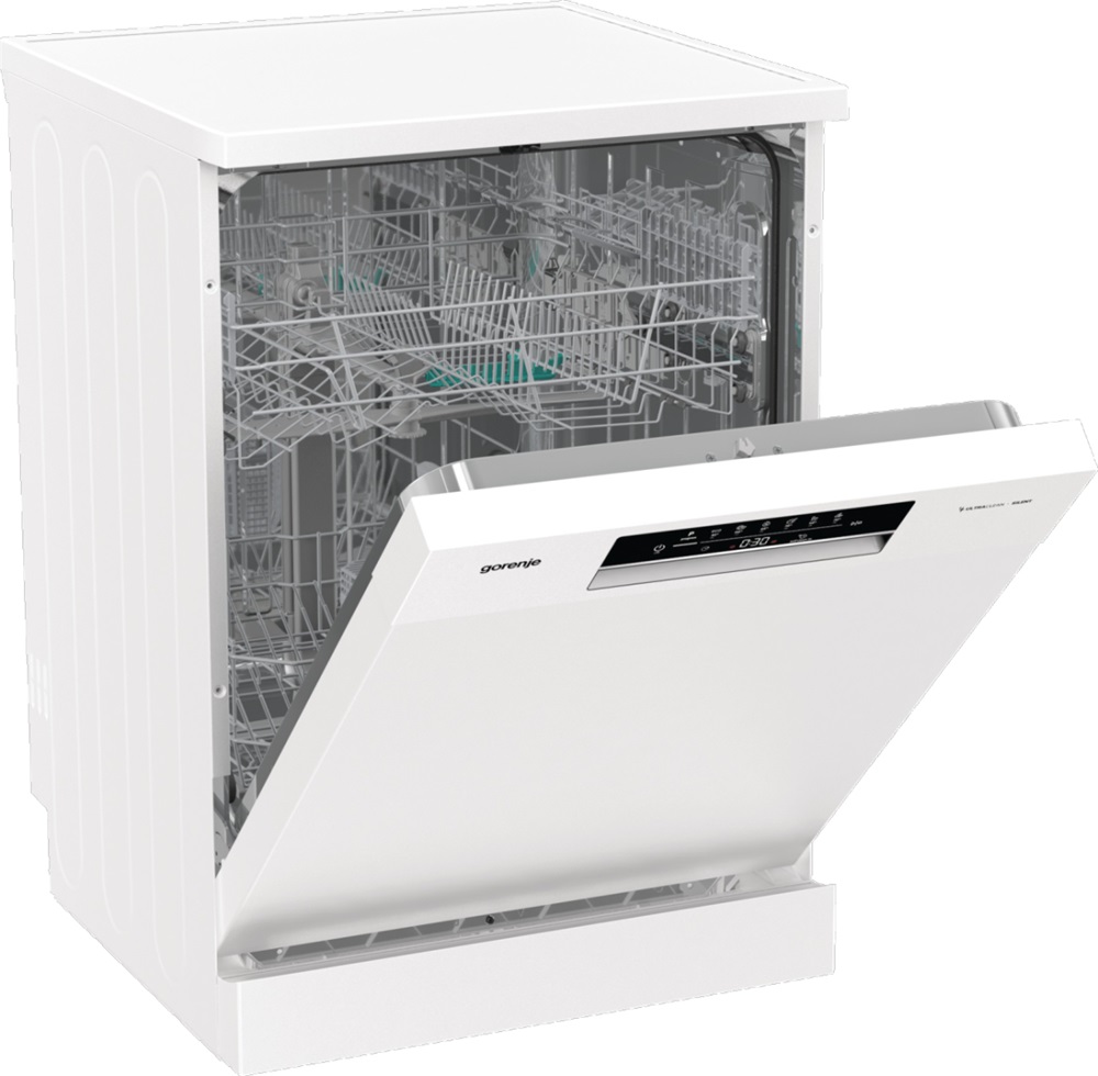 Gorenje GS642E90W fehér, programok száma: 6, szabadonálló, 13 terítékes mosogatógép 
