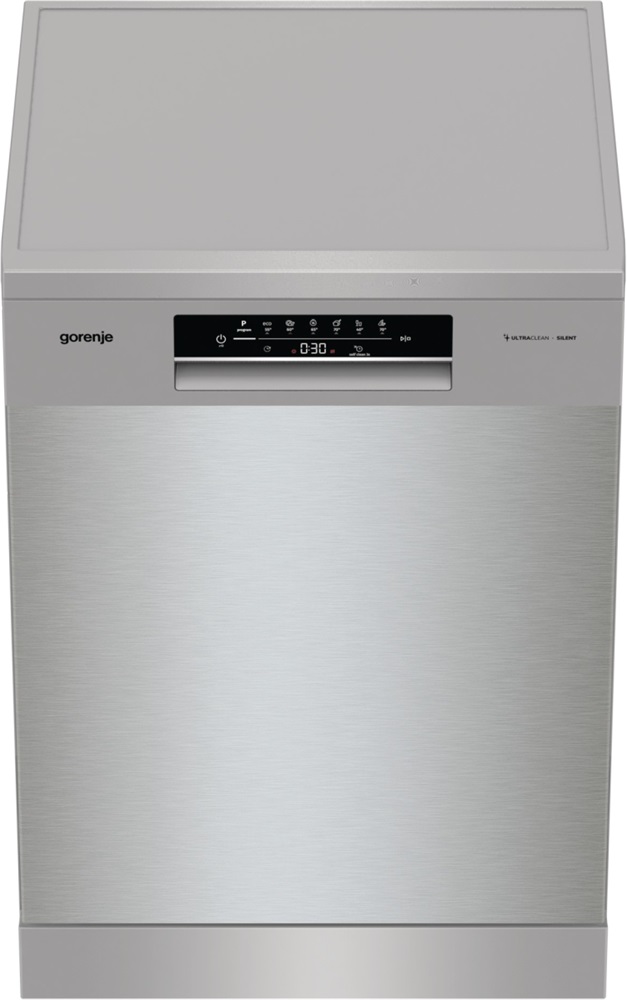 Gorenje GS642E90X ezüst, programok száma: 6, szabadonálló, 13 terítékes mosogatógép 