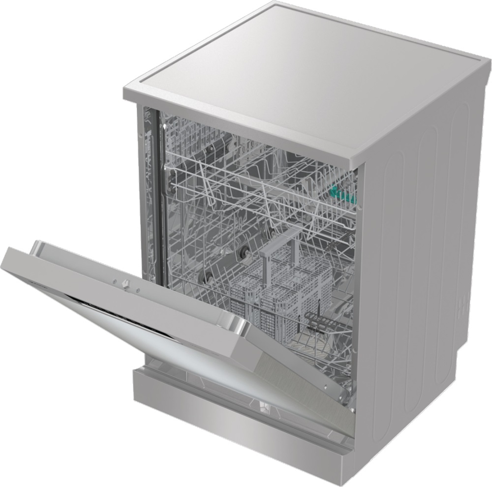 Gorenje GS642E90X ezüst, programok száma: 6, szabadonálló, 13 terítékes mosogatógép 