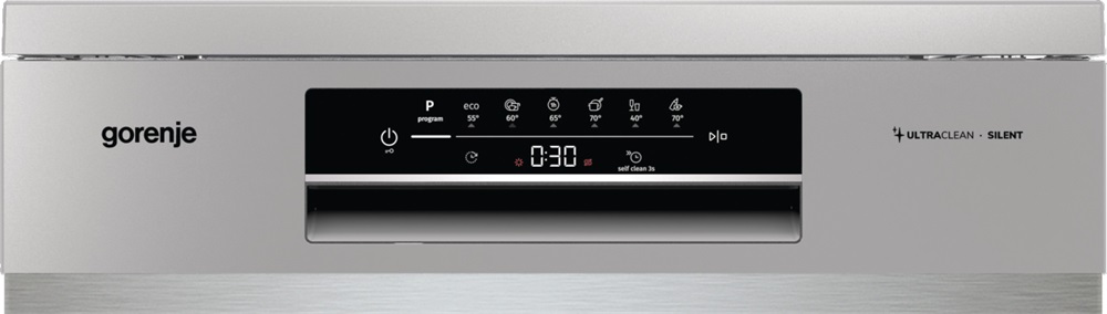 Gorenje GS642E90X ezüst, programok száma: 6, szabadonálló, 13 terítékes mosogatógép 