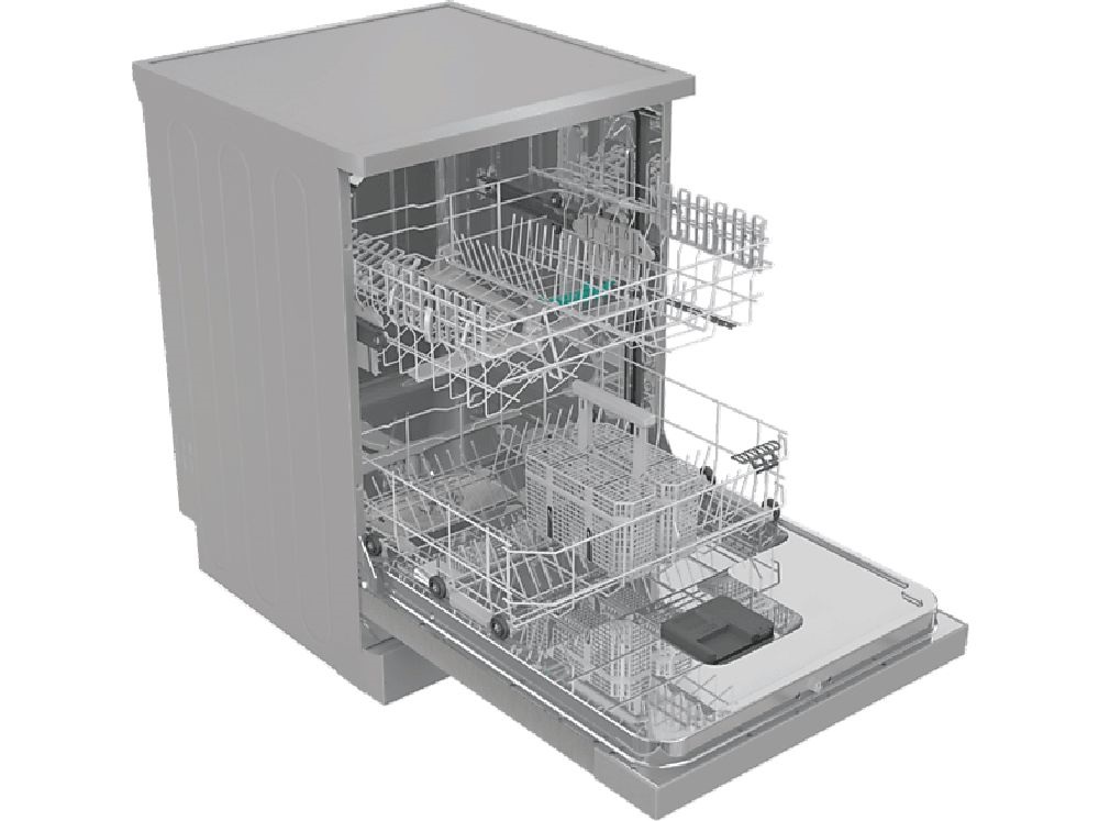 Gorenje GS642E90X ezüst, programok száma: 6, szabadonálló, 13 terítékes mosogatógép 