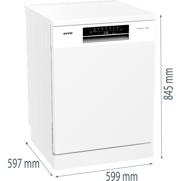 Gorenje GS643E90W 16 terítékes fehér mosogatógép