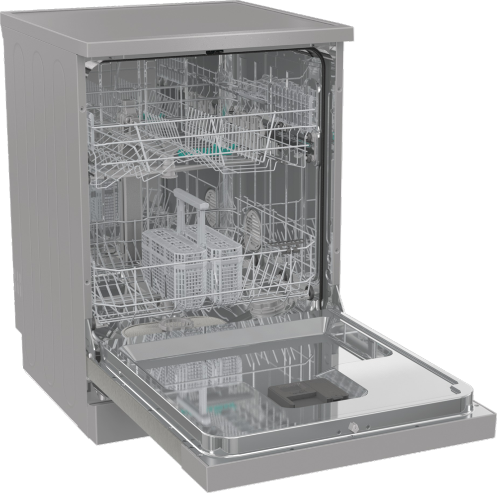 Gorenje GS643E90X inox, programok száma: 6, szabadonálló, 16 terítékes mosogatógép 