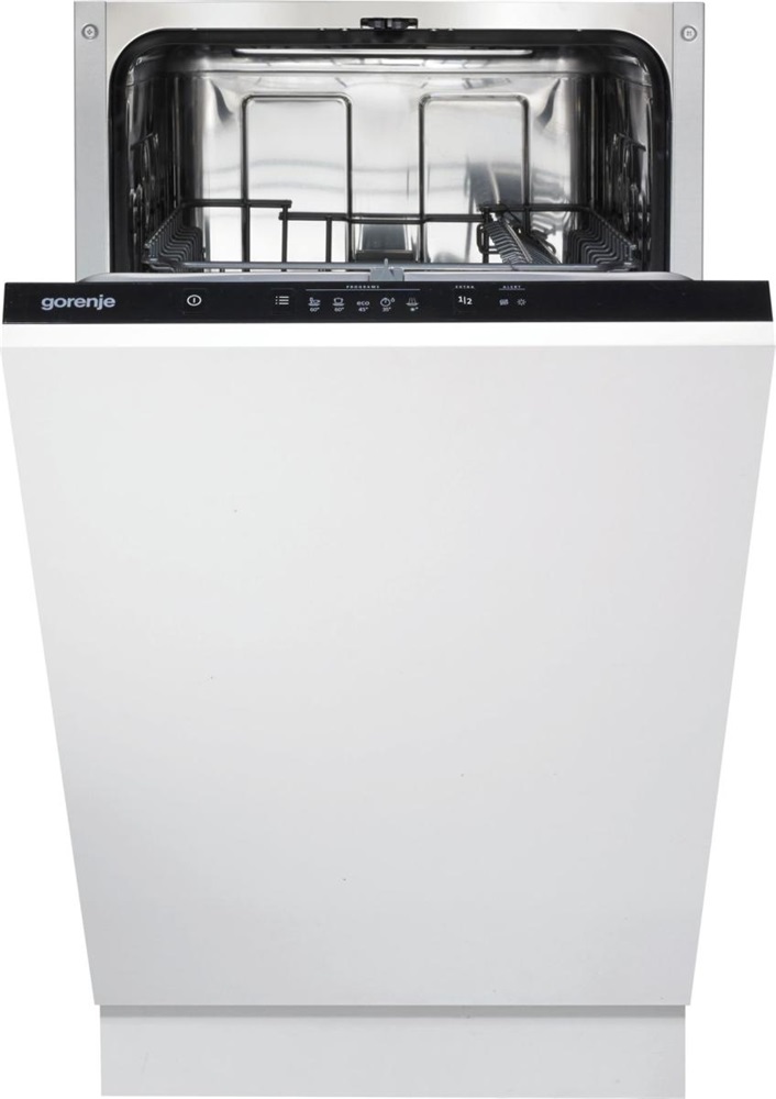 Gorenje GV520E15 programok száma: 5, keskeny beépíthető, 9 terítékes mosogatógép 