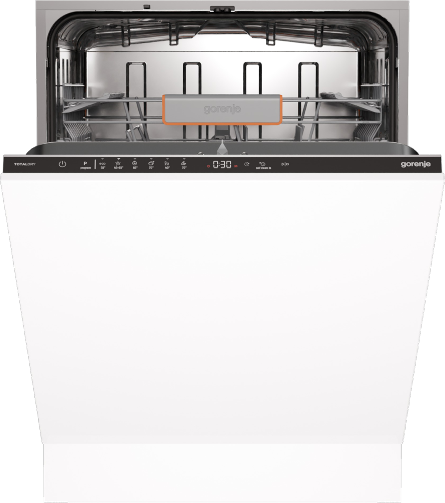 Gorenje GV642C65 fekete, programok száma: 6, beépíthető, 14 terítékes mosogatógép 