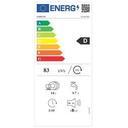 Gorenje GV642D61 beépíthető 14 terítékes mosogatógép