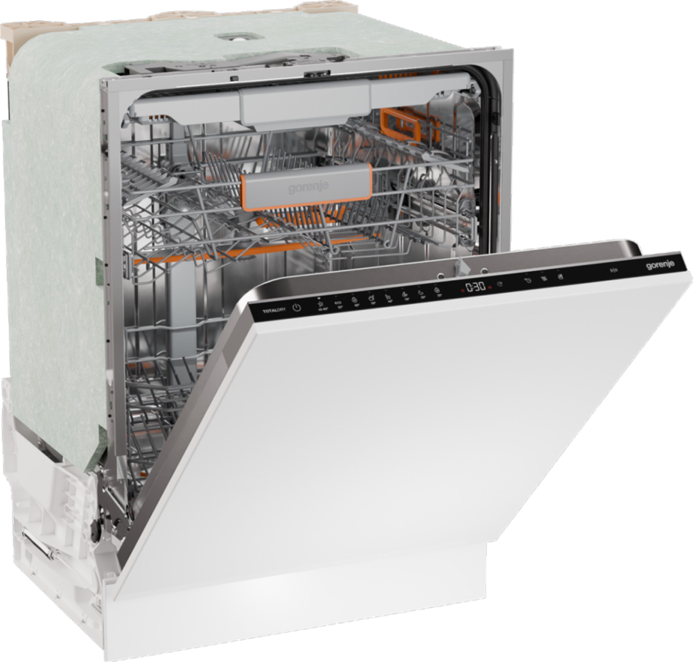 Gorenje GV663A66 programok száma: 8, beépíthető, 16 terítékes mosogatógép 