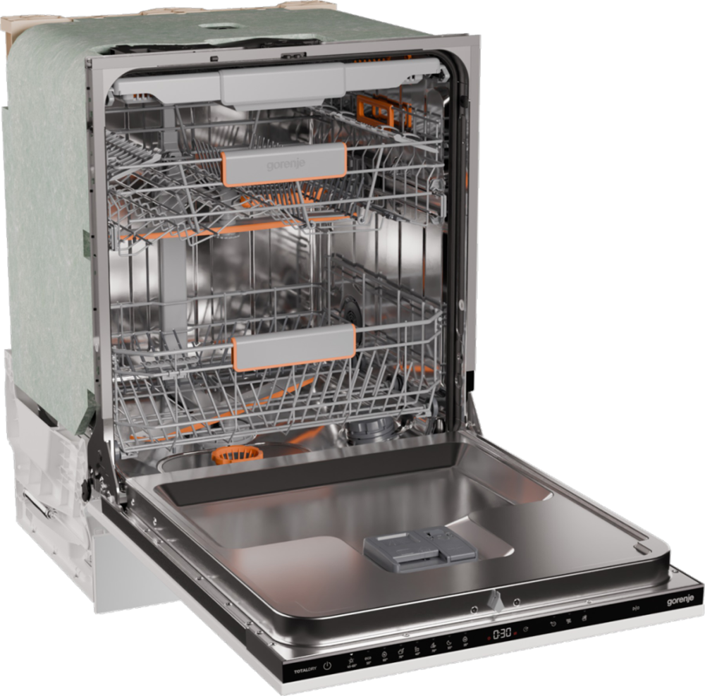 Gorenje GV663A66 programok száma: 8, beépíthető, 16 terítékes mosogatógép 