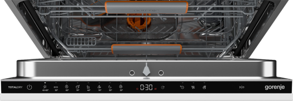 Gorenje GV663B66 programok száma: 8, beépíthető, 16 terítékes mosogatógép 