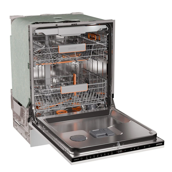 Gorenje GV673A66 fekete, programok száma: 8, beépíthető, 16 terítékes mosogatógép 