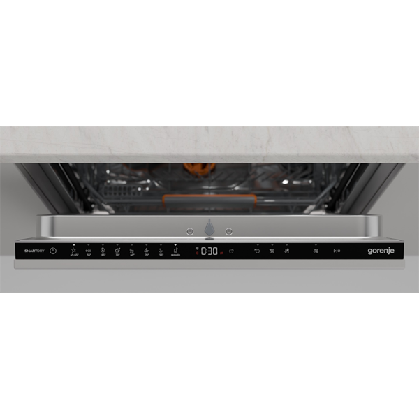 Gorenje GV673A66 fekete, programok száma: 8, beépíthető, 16 terítékes mosogatógép 