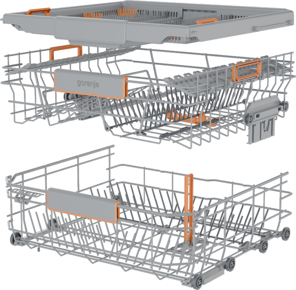 Gorenje GV673A66 programok száma: 8, beépíthető, 16 terítékes mosogatógép 