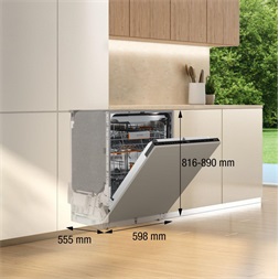 Gorenje GV673A66 fekete, programok száma: 8, beépíthető, 16 terítékes mosogatógép 