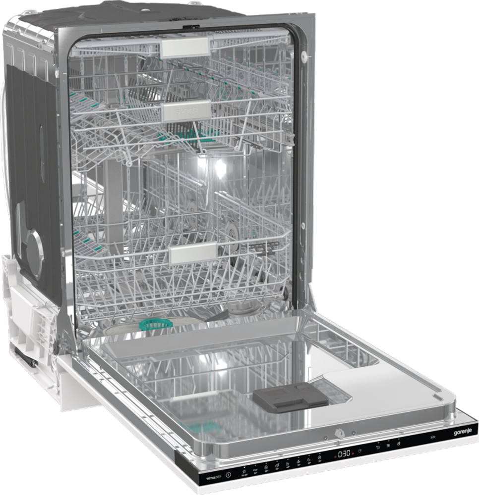 Gorenje GV673C62 programok száma: 7, beépíthető, 16 terítékes mosogatógép 