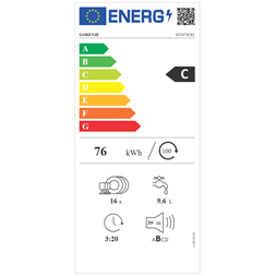 Gorenje GV673C62 beépíthető mosogatógép