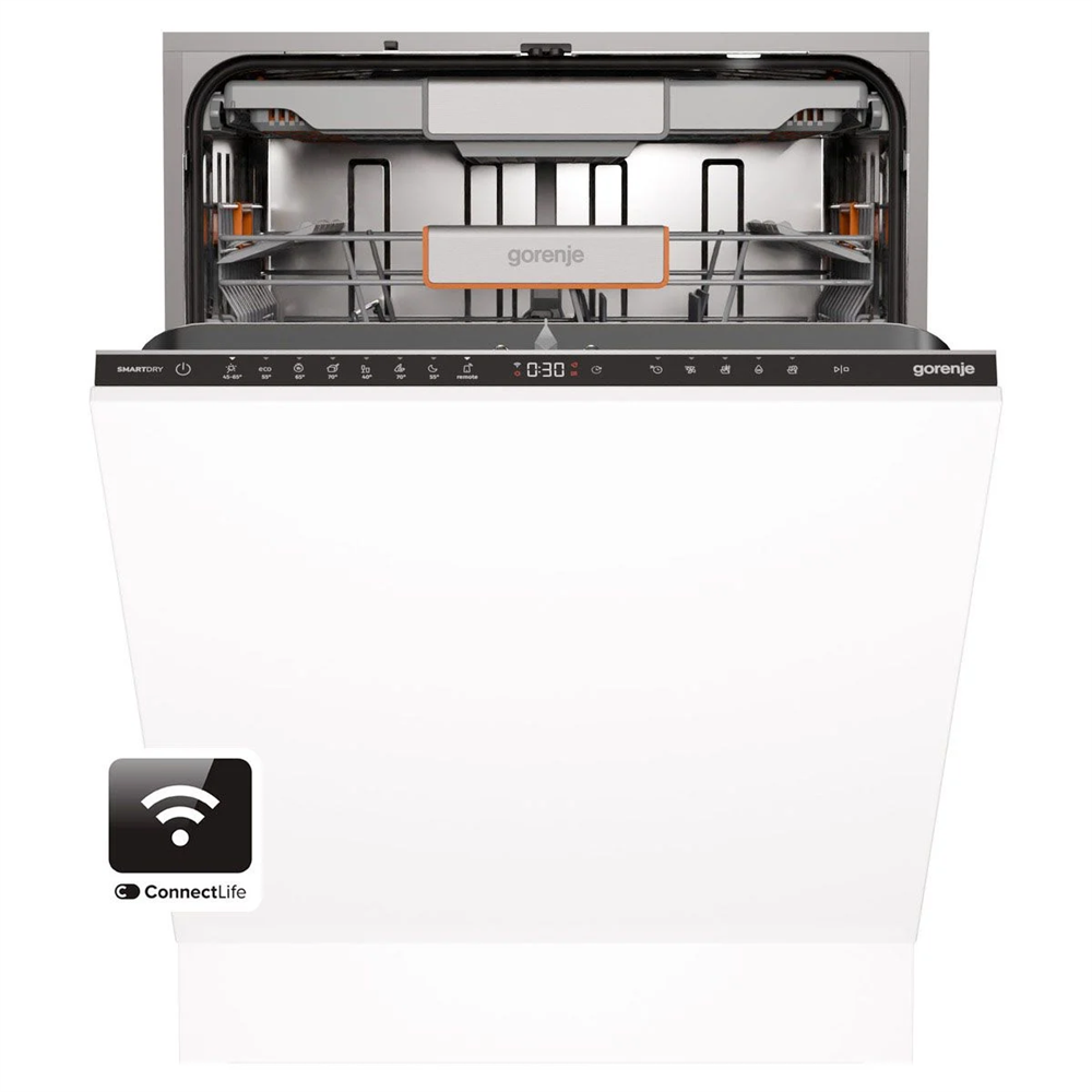 Gorenje GV693A65UVAD programok száma: 7, beépíthető, 16 terítékes mosogatógép 