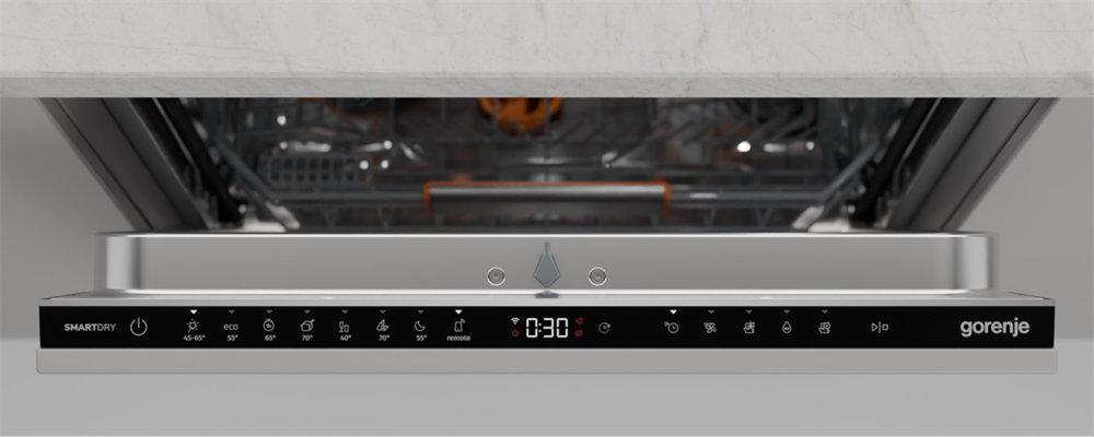 Gorenje GV693A65UVAD programok száma: 7, beépíthető, 16 terítékes mosogatógép 