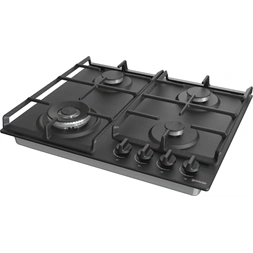Gorenje GW641BFB fekete, beépíthető, gáz, főzőzóna: 3 +1 wok égőfej, beépíthető méret: 56cm, főzőlap