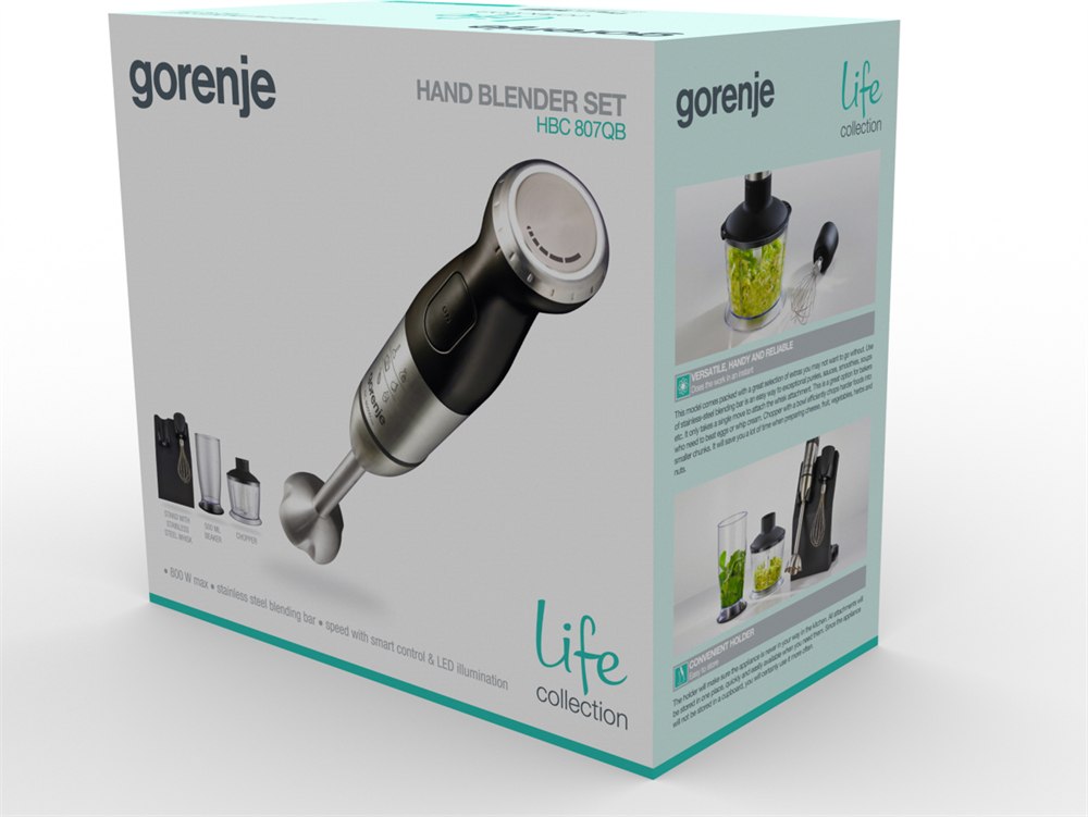 Gorenje HBC807QB fekete botmixer