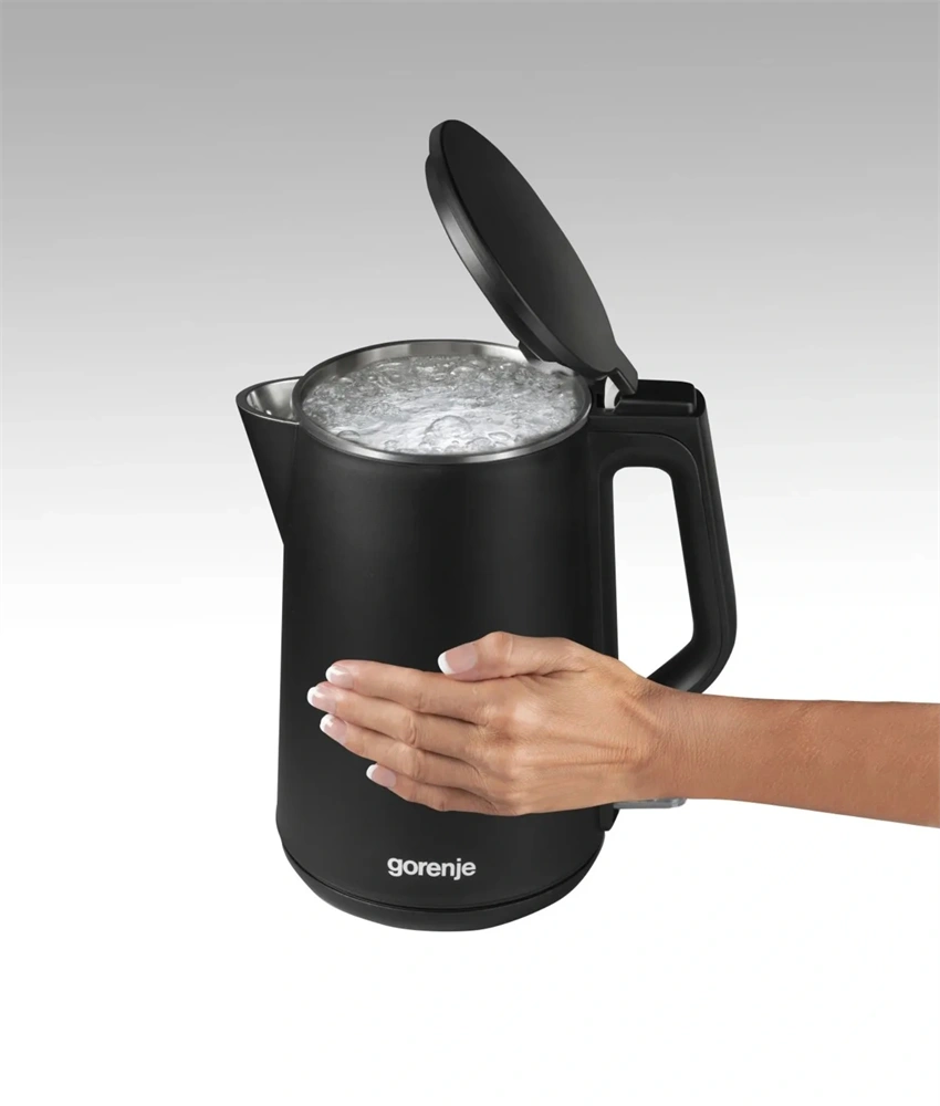 Gorenje K15DWBK 1,5L-es fekete vízforraló (Újracsomagolt)