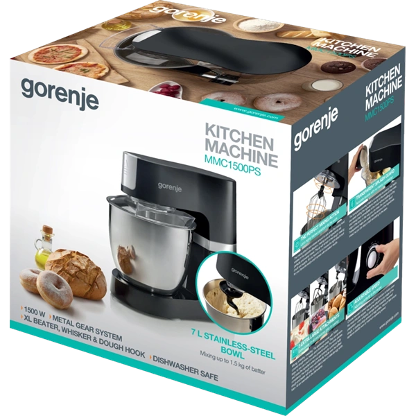 Gorenje MMC1500PS fekete konyhai robotgép