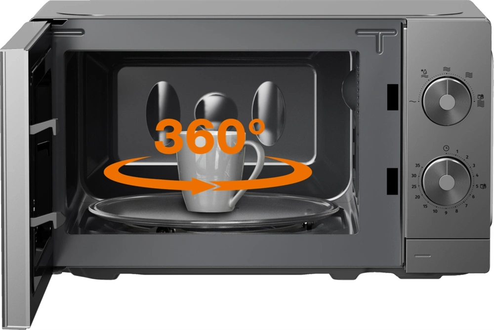 Gorenje MO20E1T4 700W 20L szürke mikrohullámú sütő