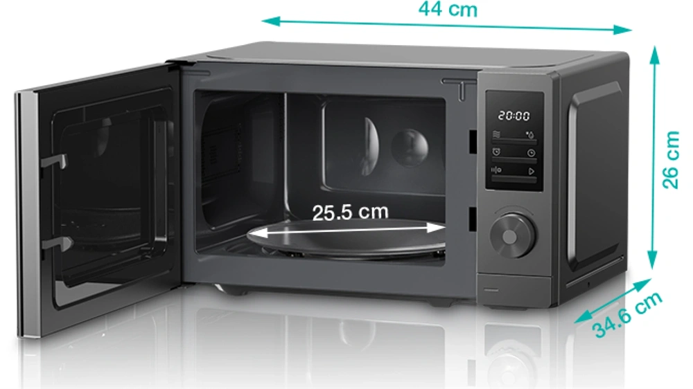 Gorenje MO20E1T4 700W 20L szürke mikrohullámú sütő