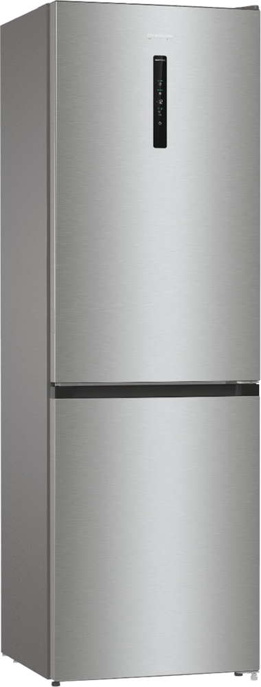 Gorenje N6A2XL4 inox, alulfagyasztós, Hűtő:204L, Fagyasztó:96L, No frost Plus hűtőszekrény