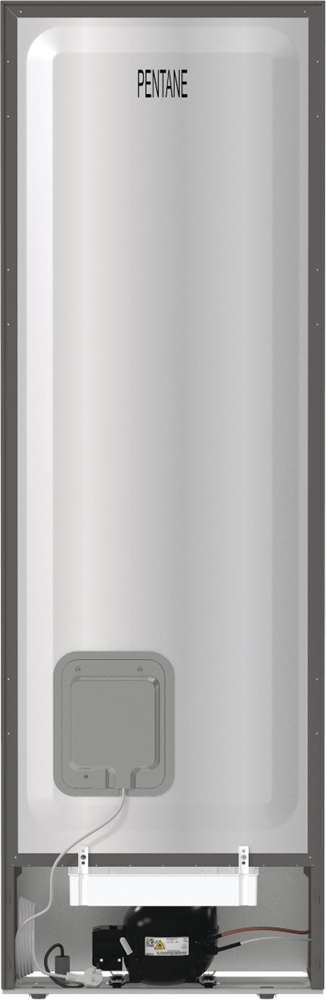 Gorenje N6A2XL4 inox, alulfagyasztós, Hűtő:204L, Fagyasztó:96L, No frost Plus hűtőszekrény