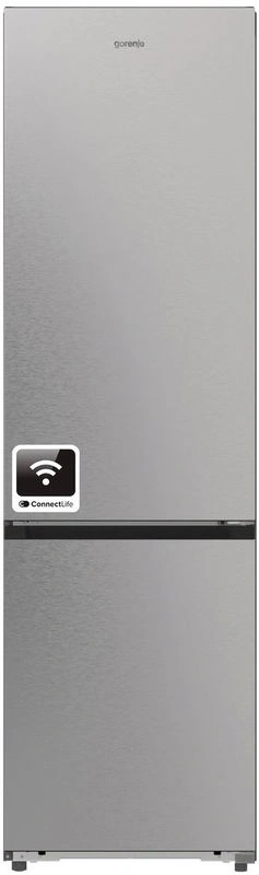 Gorenje NRB620C6X4WFE inox, alulfagyasztós, Hűtő: 253L, Fagyasztó:130L, hűtőszekrény