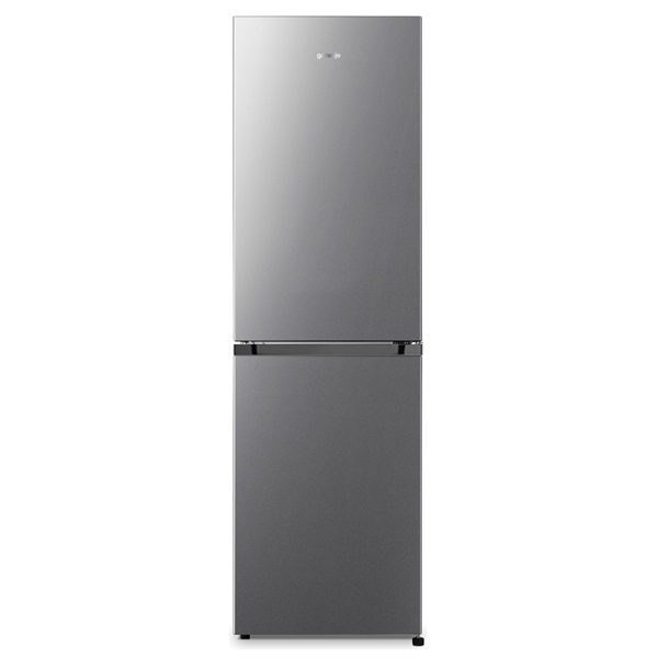 Gorenje NRK418DCS4 szürke, alulfagyasztós, Hűtő:171L, Fagyasztó:85L, No frost hűtőszekrény (Újszerű)