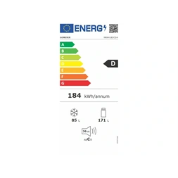 Gorenje NRK418DCS4 szürke, alulfagyasztós, Hűtő:171L, Fagyasztó:85L, No frost hűtőszekrény (Újszerű)